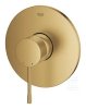 Bateria Essence jednouchwytowa do obsługi jednego wyjścia wody, brushed cool sunrise, montaż ścienny podtynkowy, głowica Ceramiczna 46 mm, metalowa rozeta, metalowa dźwignia 24057GN1